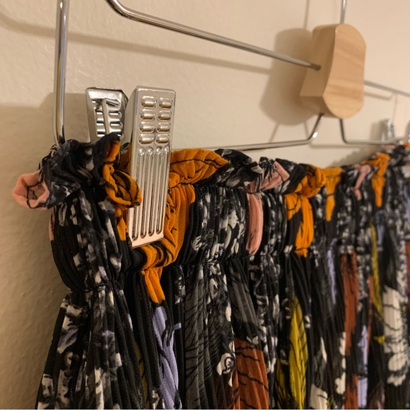 Halogen x Atlantic Pacific Crinkle Pleat Midi Skirt, Size XS - Picture 11 of 13